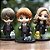 Pack 3 Mini Estátuas Hermione Granger, Ron Weasley e Harry Potter Hogwarts 10 cm - Imagem 2
