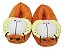 Pantufa de Pelúcia 3D Gato Garfield Tamanho Único 28 cm - Imagem 2
