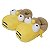 Pantufa de Pelúcia 3D Homer Os Simpsons Tamanho Único 28 cm - Imagem 1
