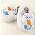 Pantufa de Pelúcia 3D Olaf Frozen Tamanho Único 28 cm - Imagem 3