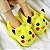 Pantufa de Pelúcia 3D Pikachu Pokémon Tamanho Único 28 cm - Imagem 2