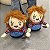 Pantufa de Pelúcia 3D Chucky O Boneco Assasino Child's Play Halloween Tamanho Único 28 cm - Imagem 5