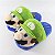 Pantufa Chinelo de Pelúcia 3D Luigi Super Mario Bros Nintendo Tamanho Único 28 cm - Imagem 3