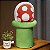 Pantufa Chinelo de Pelúcia 3D Super Mario Flor Carnívora No Cano Tamanho Único 28 cm - Imagem 3
