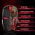 Mouse Sem Fio Wireless Gamer Homem De Ferro Iron Man Preto Mark 8 Marvel Comics - Imagem 4