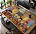 Mousepad Gamer Evoluções Goku Saiyajin Dragon Ball Z 90x40 cm - Imagem 1