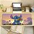 Mousepad Gamer Stitch com Flores Lilo e Stitch 90x40 cm - Imagem 1