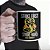 Caneca Cilíndrica Strike First Strike Hard No Mercy Dojo Sensei John Kreese Cobra Kai Karate Kid Branca - Imagem 1