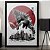 Quadro Monster Attack Godzilla Kaiju A3 - Imagem 1