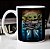Caneca Cilíndrica Grogu Baby Yoda Imperial Police Mug Shot Star Wars Branca - Imagem 1