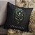 Almofada Brasão Casa Slytherin Sonserina Harry Potter Cobra Escola Hogwarts 45x45 - Imagem 1