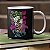 Caneca Cilíndrica Joker Coringa Palhaço DC Comics Ha Ha Ha Supervilão Gotham City Branca - Imagem 1
