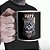 Caneca Cilíndrica Kiss Rock And Roll Band Poster Branca - Imagem 1