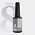 Psiu - Top Coat Glitter Prata - 10ml - Imagem 1