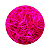 Palha Madeira Pink P/ Cestas Presentes Enfeite - Imagem 1