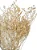 Galho Seco Caspia Dourado Com Purpurina Natural Decoração - Imagem 2