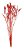 Galhos Coroinha Vermelho Decoração Enfeite Ornamentação - Imagem 4