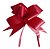 Kit Com 50 Laço Mágico Abre Fácil 16mm 39cm Vermelho - Imagem 1