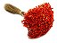 2 X 1000 Sempre Vivas Decoração Casamento Lembrança Laranja - Imagem 1
