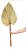 Folha De Latania Com Avaria Decoração Enfeite Ornamentação - Imagem 1
