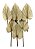 Folhas De Latania Com Avaria Decoração Seca Natural-6UN - Imagem 1