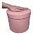 Caixa Para Presentear Rosa Bebê Redonda Pequena - Imagem 3