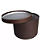 Caixas Box 29x20 Redondas Marrom Presente Decoração Kit 3 - Imagem 2