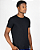 Camiseta Básica Meia Malha  Preta - Imagem 3