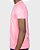Camiseta Básica Meia Malha  Rosa - Imagem 4