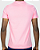 Camiseta Básica Meia Malha  Rosa - Imagem 2