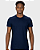 Camiseta Básica Meia Malha  Azul Marinho - Imagem 1