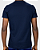 Camiseta Básica Meia Malha  Azul Marinho - Imagem 2