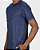 Camiseta Casual e Esportiva Mescla Azul Elite - Imagem 3