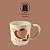 Caneca Floral 300ml Cacau Show - Imagem 3