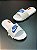 Chinelo Slide Nike Branco/Azul - Imagem 2