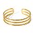 Bracelete 3 Fios – Banhado a Ouro 18k - Imagem 1