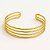 Bracelete 3 Fios – Banhado a Ouro 18k - Imagem 2