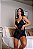 Baby Doll Preto em Renda e Cetim - Imagem 5