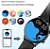 Relógio smartwatch Zwear ZW04 Monitor Cardíaco Bluetooth Com USB relógio digital prova d água/relógio inteligente original - Imagem 2