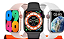 Relógio Smartwatch Hw X Mini Feminino E Masculino Amoled 7 Pulseiras Case Pel Nfc - Imagem 1