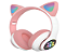 Fone De Ouvido Headset Bluetooth Peining Earcat Headset St-18a (pro) Rosa - Imagem 1
