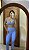 Conjunto de legging azul, TAM U - Imagem 1