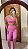 Conjunto de legging rosa, TAM U - Imagem 1