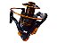 MOLINETE SAFARI MAX SF 12196 - SY6000 – PRETO COM DOURADO – AMBIDESTRO/ ANTI-REVERSO – 4 ROLAMENTOS - Imagem 1