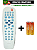 CONTROLE REMOTO COMPATÍVEL COM TV PHILIPS COM FUNÇOES BASICAS DVD LE-7133 - Imagem 1