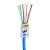 CONECTORES MODULAR EZ- RJ45 CAT6 DE PASSAGEM COM 100 PÇS - Imagem 2