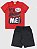 Conjunto Camiseta/Bermuda Masculino Vermelho - Imagem 1