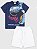 Conjunto Infantil Camiseta/Bermuda Masculino Rex - Imagem 1