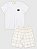 Conjunto Camiseta/Bermuda Masculino Branco - Imagem 1