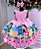 Vestido Infantil  Luxo Lilo e Stitch Rosa - Imagem 1